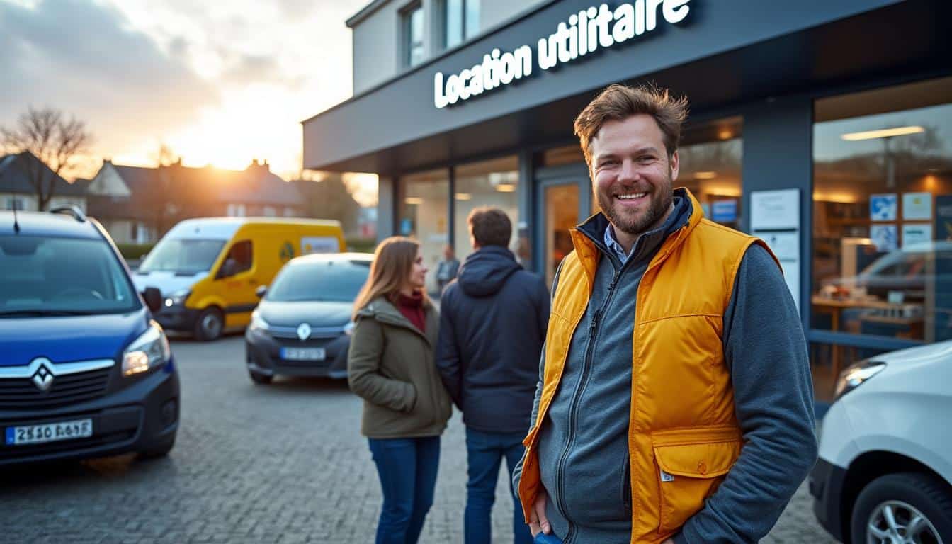 Illustration: Découvrir les agences de location d’utilitaire à Caen : services et offres pour tous