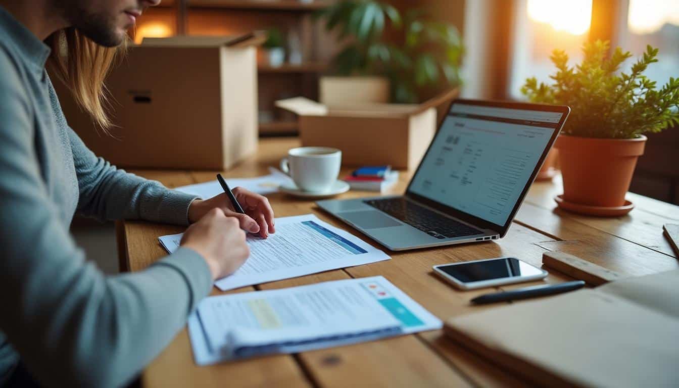 Illustration: Mettre à jour son adresse et ses documents d’identité lors d’un déménagement