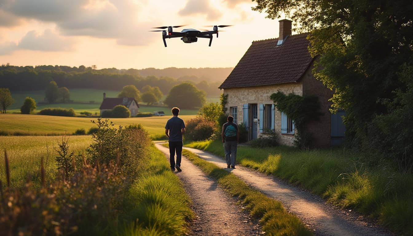 Illustration: Qu’est-ce qu’un service de livraison par drones adapté aux zones rurales proches de Paris ?