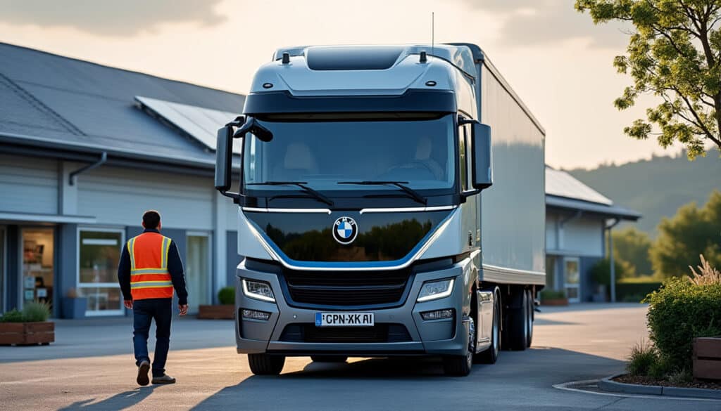 Camion de BMW : innovations pour une logistique durable et performante