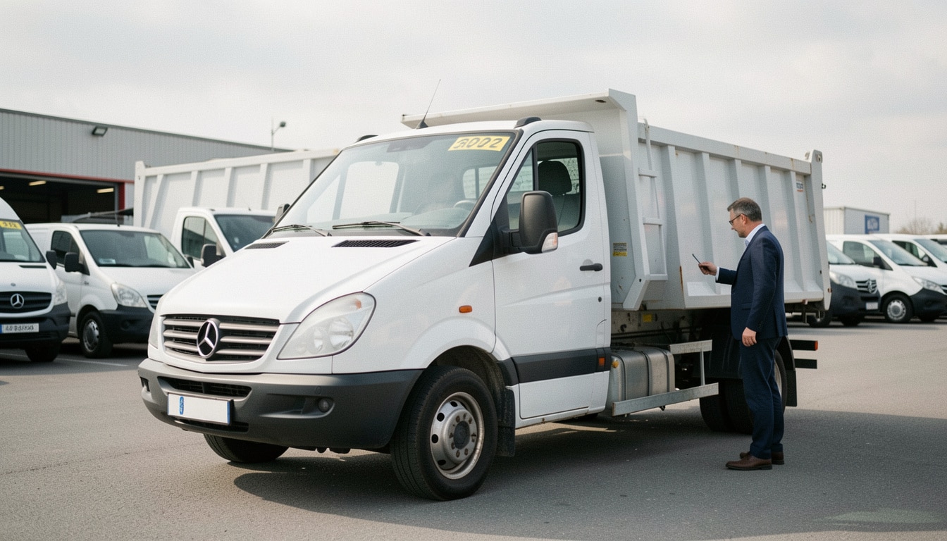 Camion benne d’occasion pas cher : bien le choisir