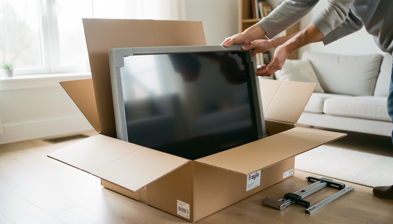 Quel carton choisir pour protéger une télévision ?