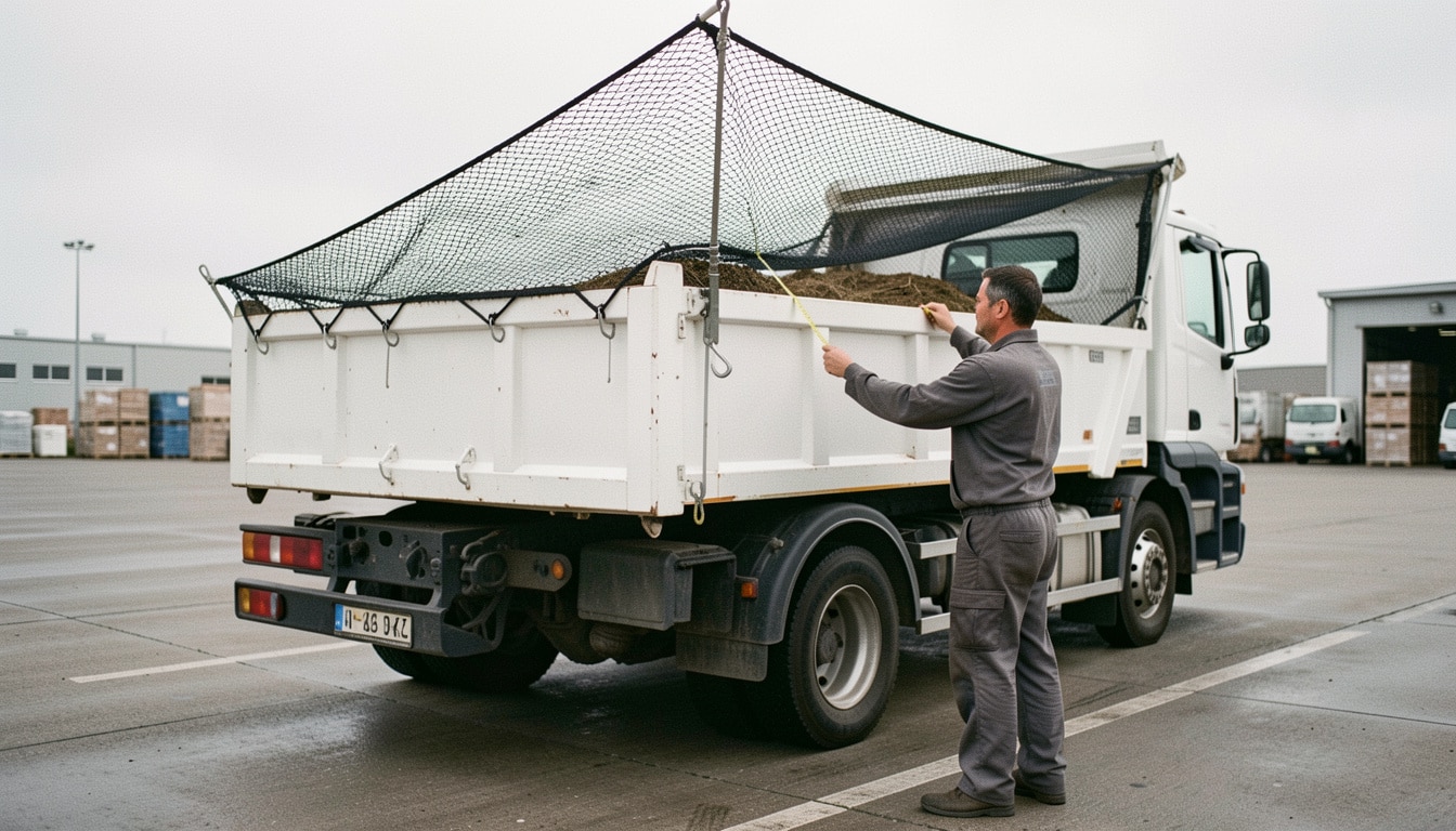 Filet de benne pour camion : bien choisir et mesurer