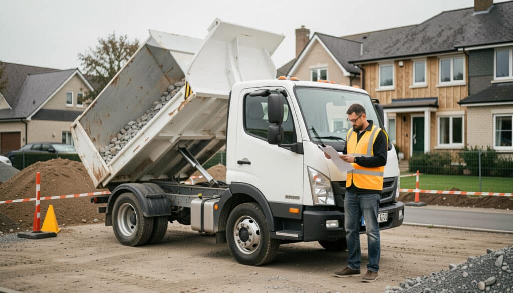 Tarif de location d’un camion benne : prix et règles