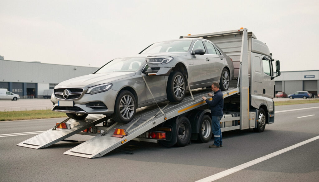 Transport de voiture par camion : tarifs et critères